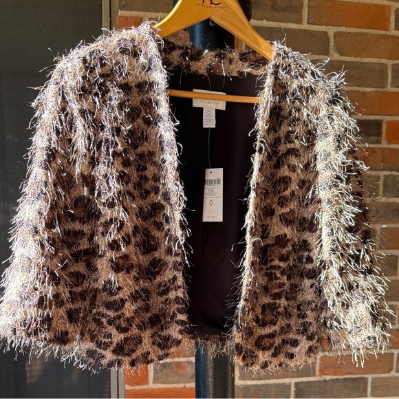Chico's Jackets & Blazers - NWT Chico’s Leopard Bolero Jacket Size Chico’s 0